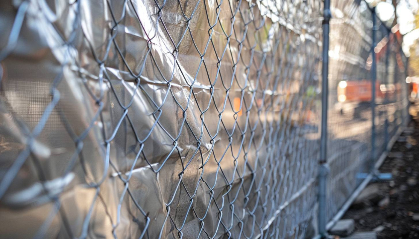 Comment choisir la bonne bâche de clôture pour votre chantier