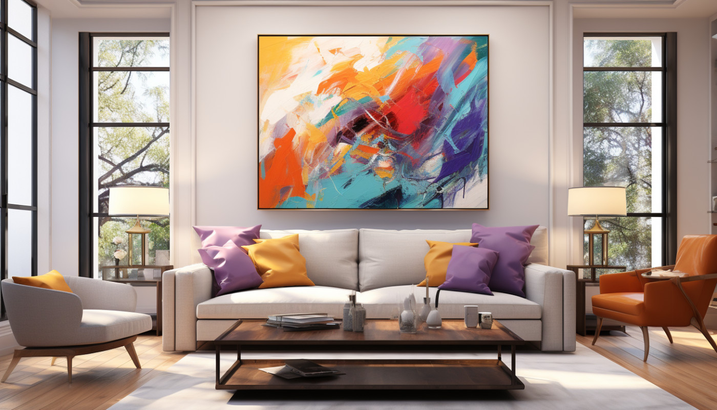 Comment les tableaux abstraits peuvent transformer l'esthétique de votre intérieur