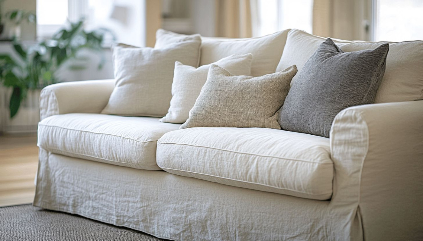 Comment revitaliser votre vieux canapé avec une housse sur mesure ?